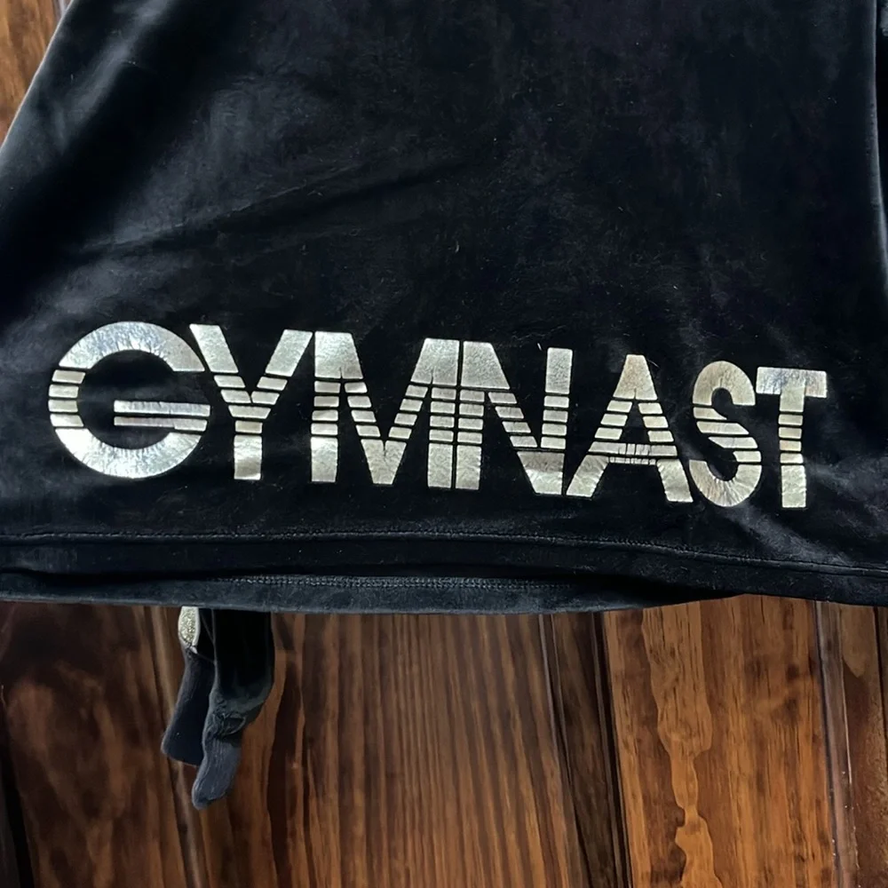 Justice girls cropped gymnast hoodie